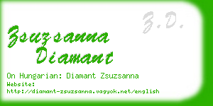 zsuzsanna diamant business card
